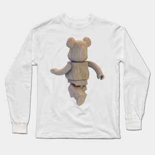 Wood Bearbrick T-shirt Long Sleeve T-Shirt